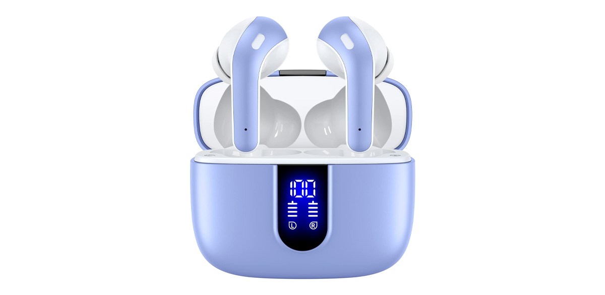 TAGRY Bluetooth Headphones True Wireless Earbuds 60H Playback LED Power Display
