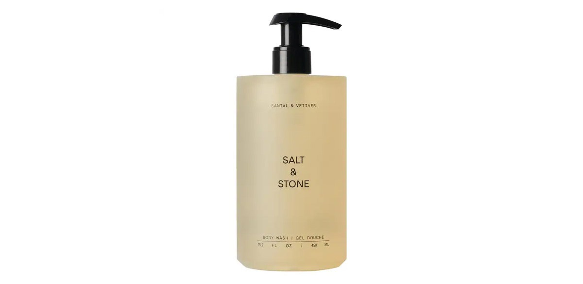Salt &amp; Stone Santal &amp; Vetiver Refillable Body Wash with Niacinamide + Probiotic