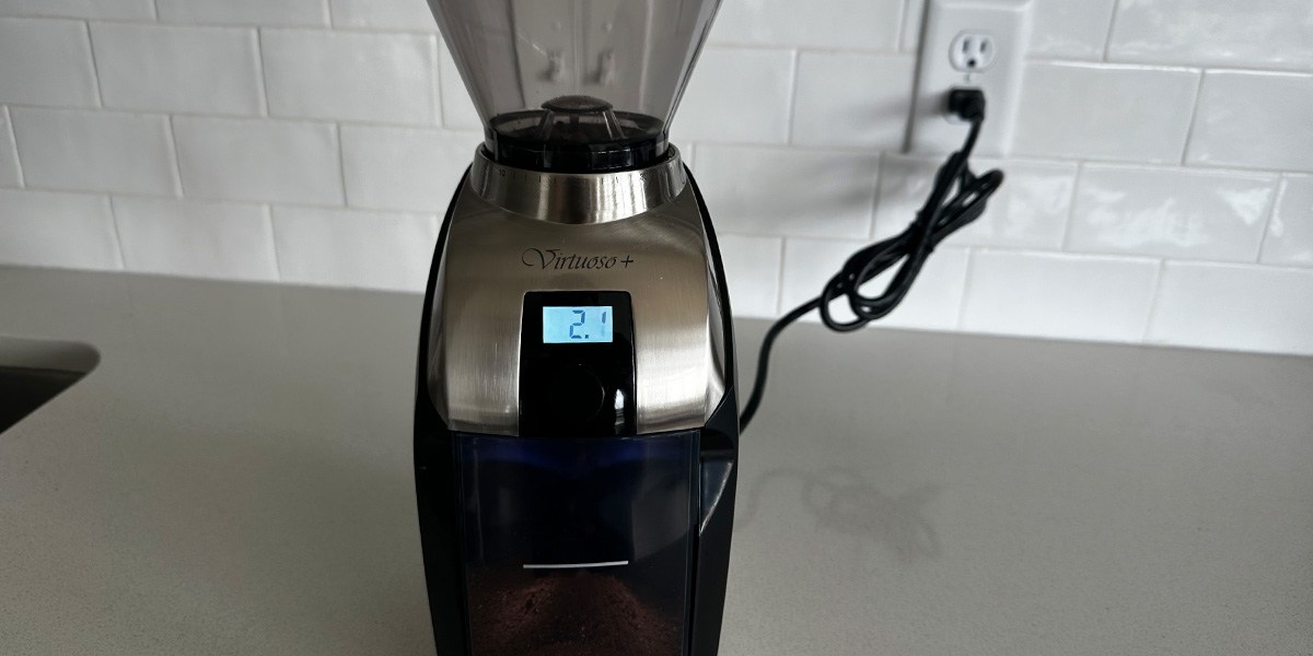 Baratza Virtuoso+ on countertop