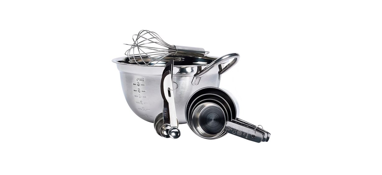 Best Basic Essentials Stainless Steel Mix and Measure Set Best Basic Essentials Stainless Steel Mix and Measure Set