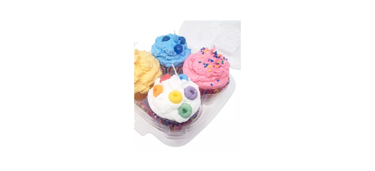 Best Candlelit Desserts Set of Four Cupcake Candles Best Candlelit Desserts Set of Four Cupcake Candles