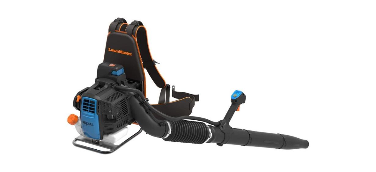 Best LawnMaster 31 cc No-Pull Backpack Leaf Blower with Electric Starter