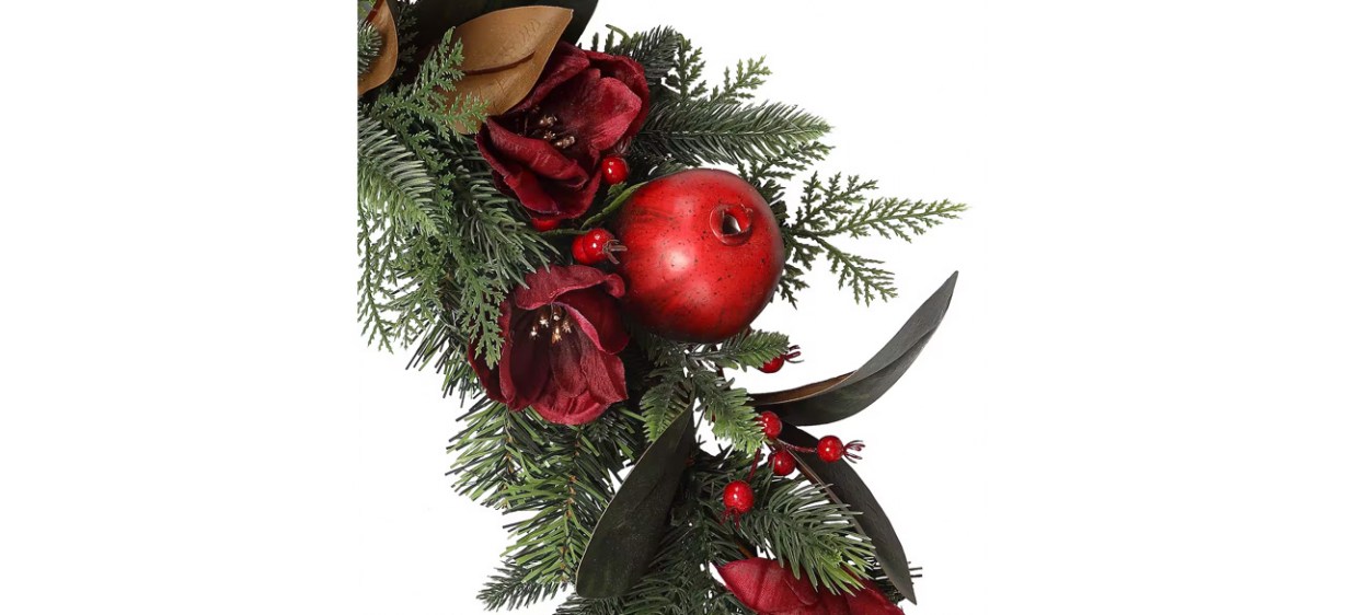 Best 6-foot Pomegranate and Mixed Pine Garland by Ashland