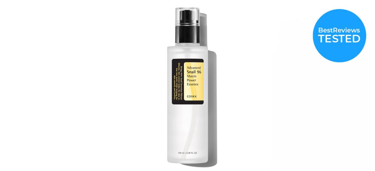 COSRX Snail Mucin 96% Power Repairing Essence on white background COSRX Snail Mucin 96% Power Repairing Essence on white background