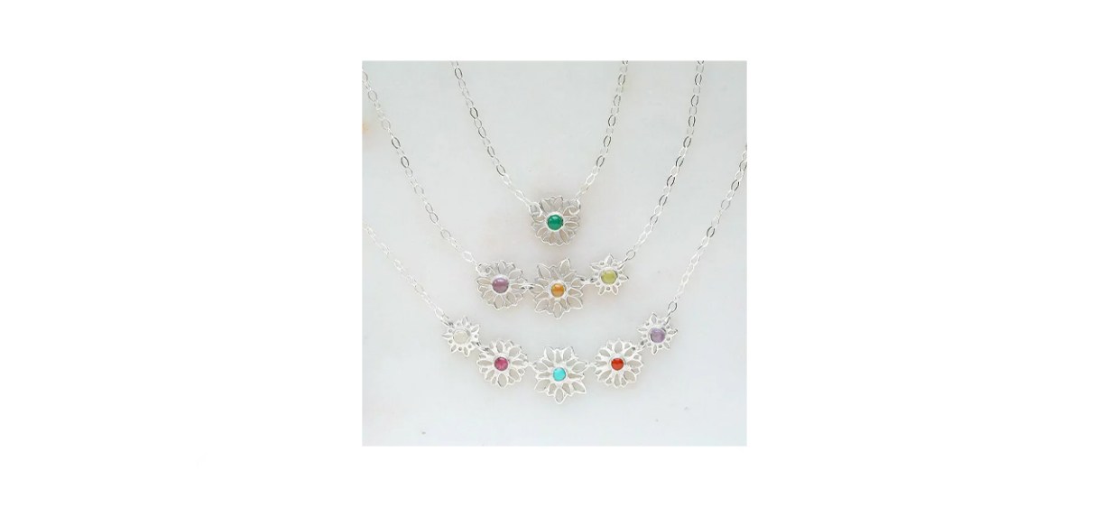 Family Flower Garden Necklace Family Flower Garden Necklace