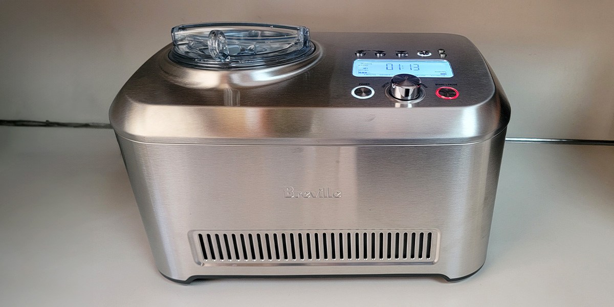 Breville Smart Scoop Ice Cream Maker? on kitchen counter Breville Smart Scoop Ice Cream Maker? on kitchen counter