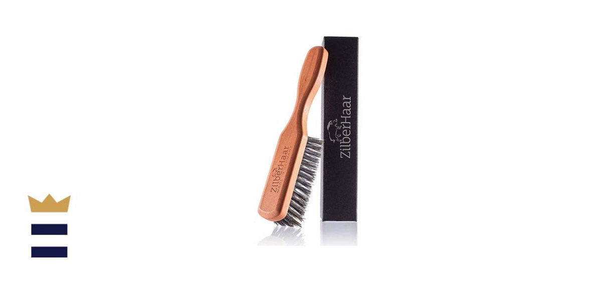 ZilberHaar Stiff Boar Bristles Beard Brush