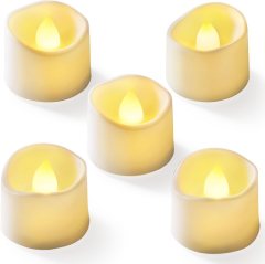 Homemory Battery Operated Tea Lights, Set of 12