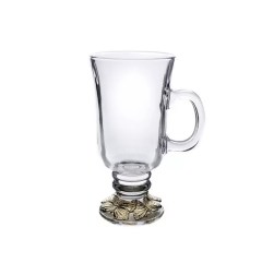 Arthur Court Designs Butterfly Glass Irish Coffee Mug