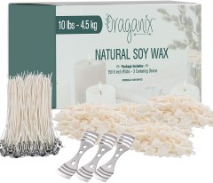 Oraganix Natural Soy Wax for DIY Candle Making Supplies