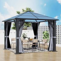 Gartoo 10'x10' Hardtop Gazebo