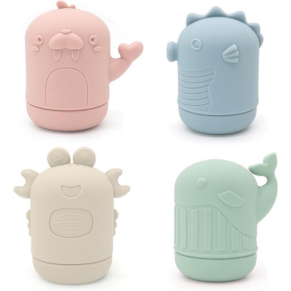 Ginbear Silicone Baby Bath Toys