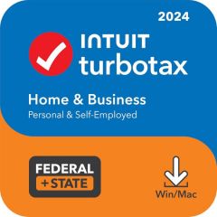 Intuit TurboTax Home & Business 2024 Tax Software