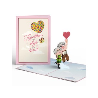 Love Pop Disney and Pixar Up Carl &amp; Ellie Pop-Up Card