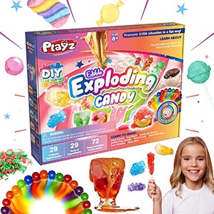 Playz Edible Exploding Candy-Making Science Kit