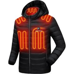 Venustas Unisex Heated Jacket with Battery Pack