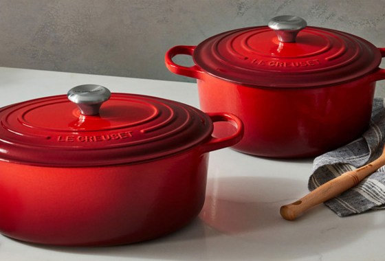 FYI, Le Creuset’s most iconic cookware is up to 50% off right now