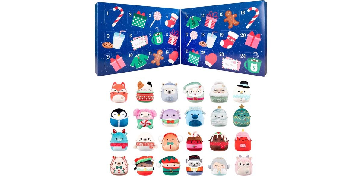 Squishmallows Original Micromallows 24-Day Plush Advent Calendar