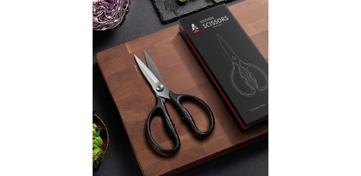 SHAN ZU 8.4 inch Titanium Heavy Duty Kitchen Scissors