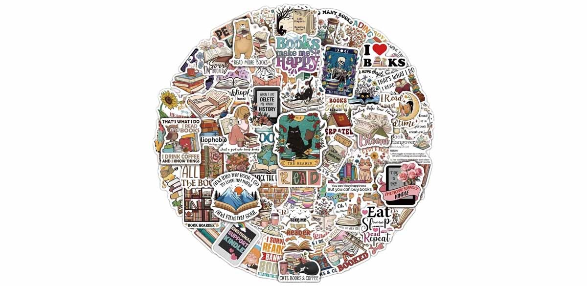 MiStar 110 PCS Book Stickers