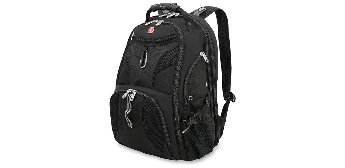 SwissGear 1900 Scansmart TSA 17 Laptop Backpack, Black, 19-Inch
