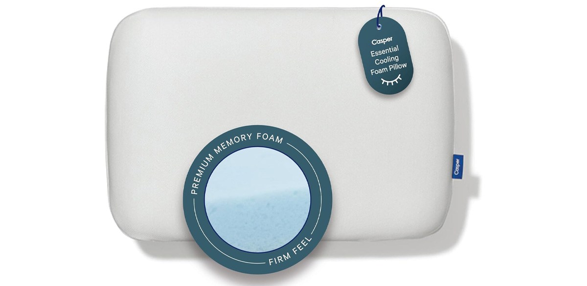 Casper Sleep Essential Cooling Foam Pillow, Standard Size