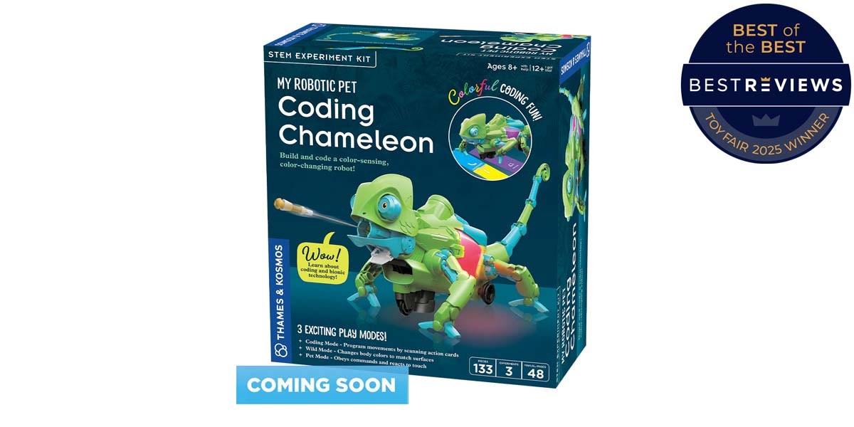 My Robotic Pet Coding Chameleon
