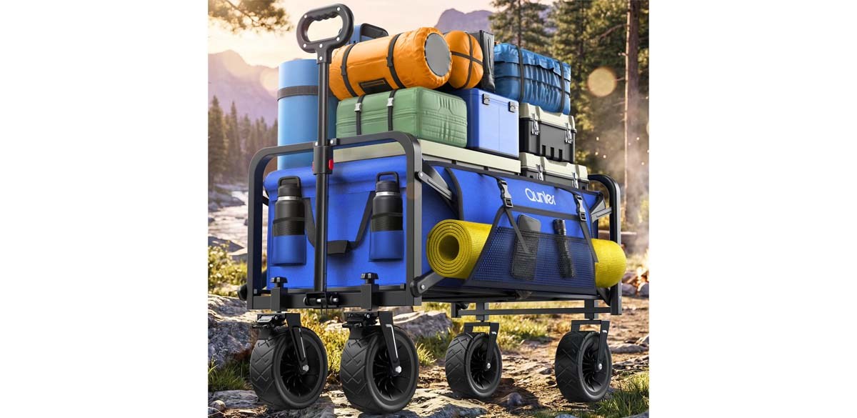 Qunler 560lbs Collapsible Folding Wagon