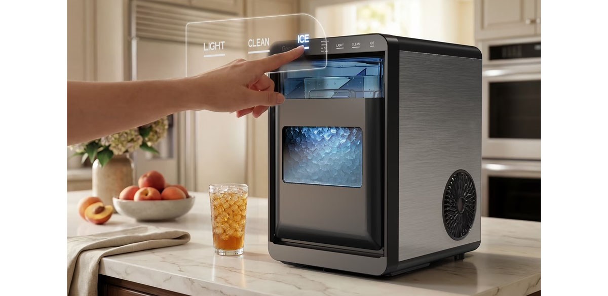 Goosiay Nugget Ice Maker Countertop