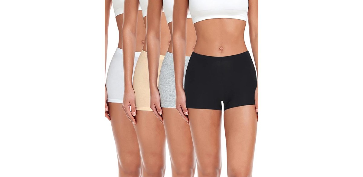 wirarpa Women's Boyshorts Panties Cotton Boxer Briefs