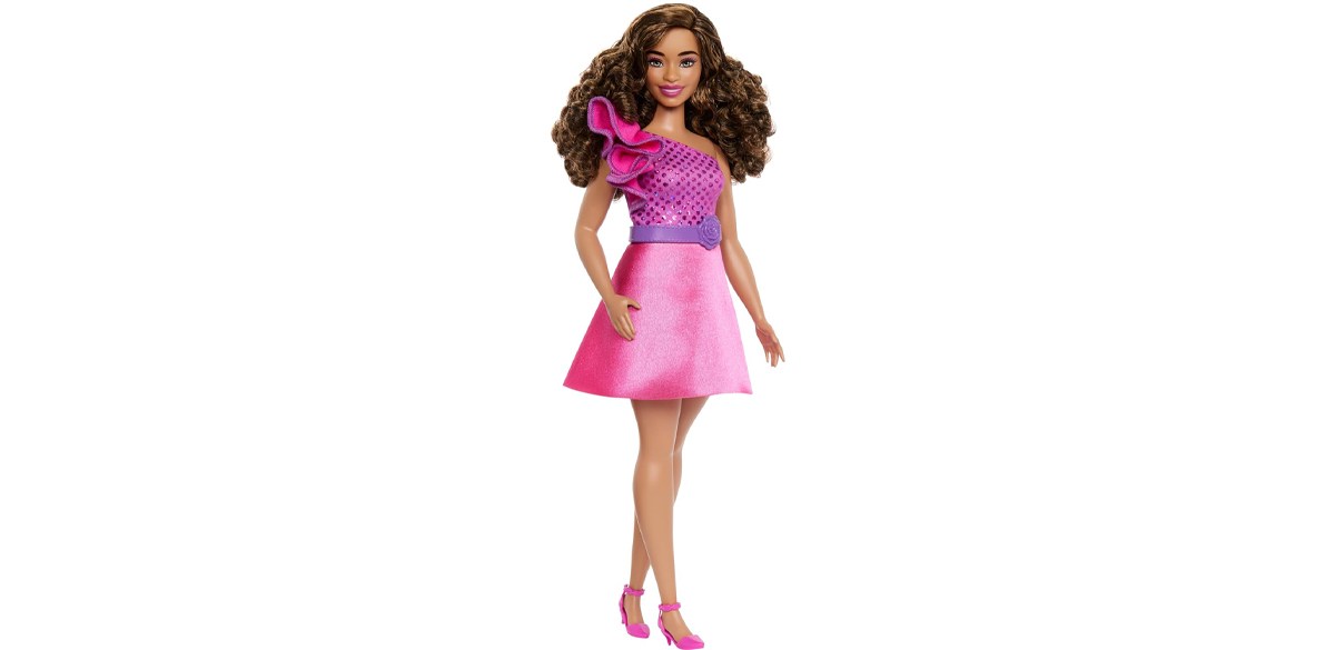 Barbie Fashionistas Doll #225, Curvy Body Type with Brown Hair