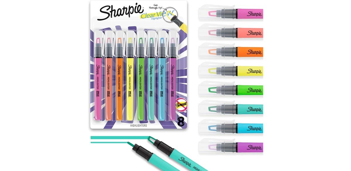 Sharpie Clear View Stick Highlighters