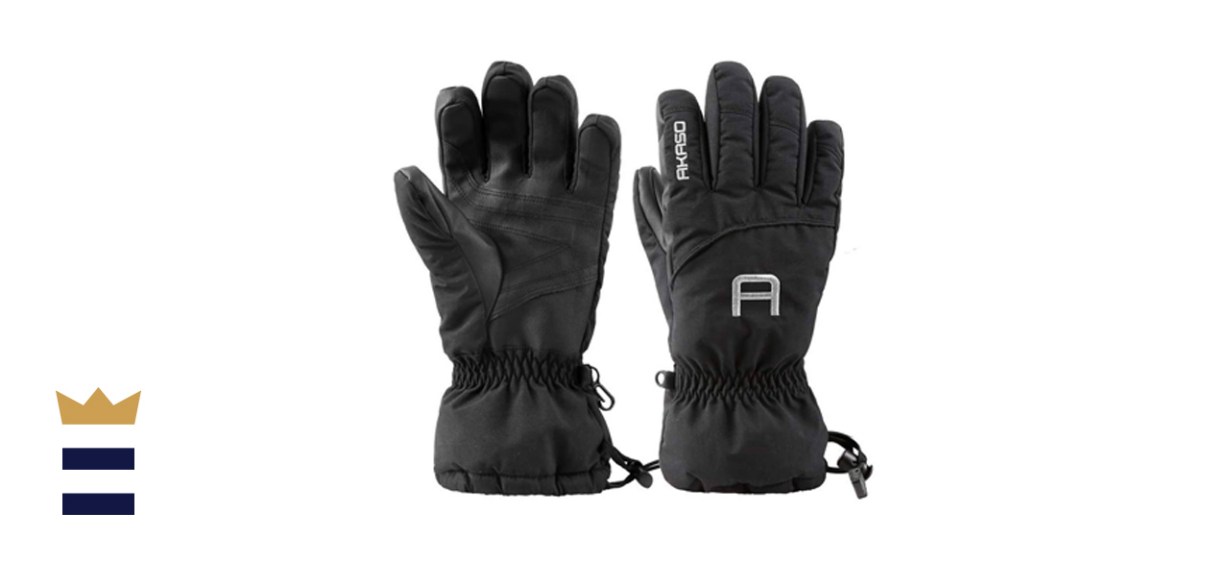 AKASO Waterproof 3M Thinsulate Snow Gloves