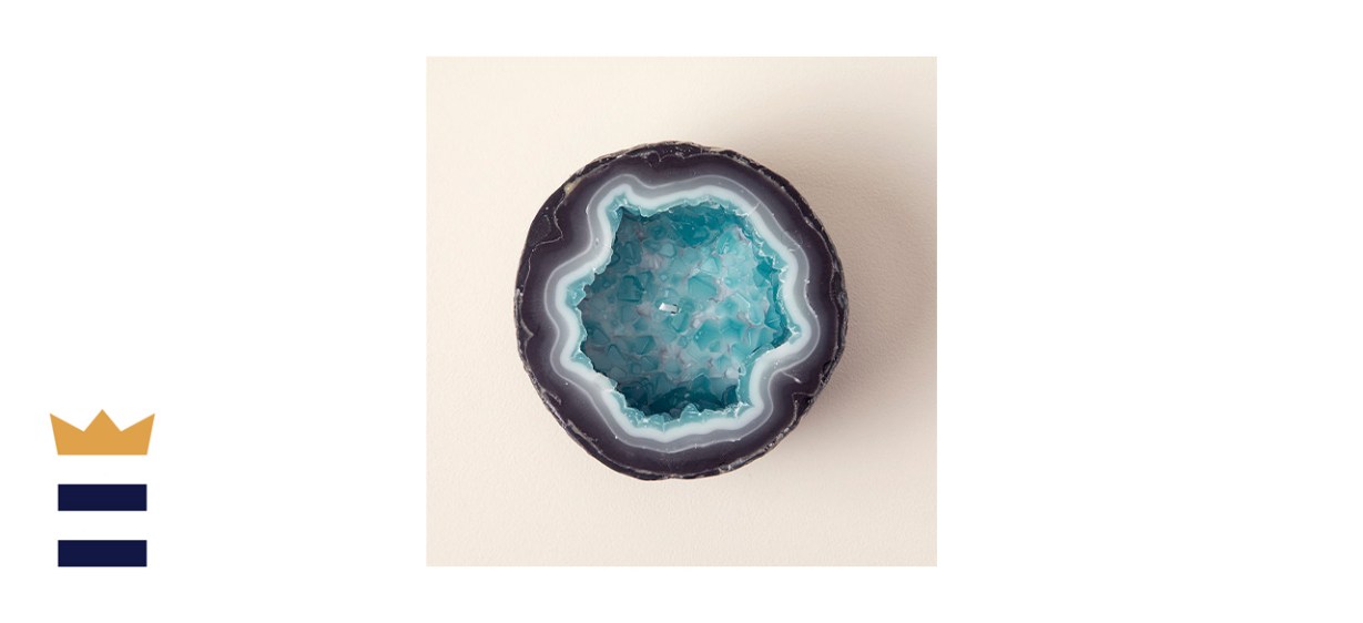Amethyst &amp; Aquamarine Geode Candles