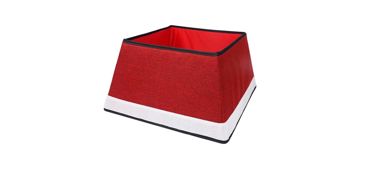 Best Blissun Fabric Christmas Tree Collar