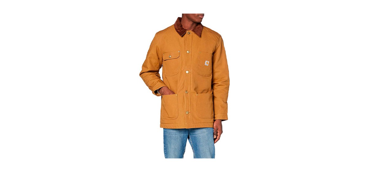 Best Carhartt Men's Loose Fit Firm Duck Blanket-Lined Chore Coat