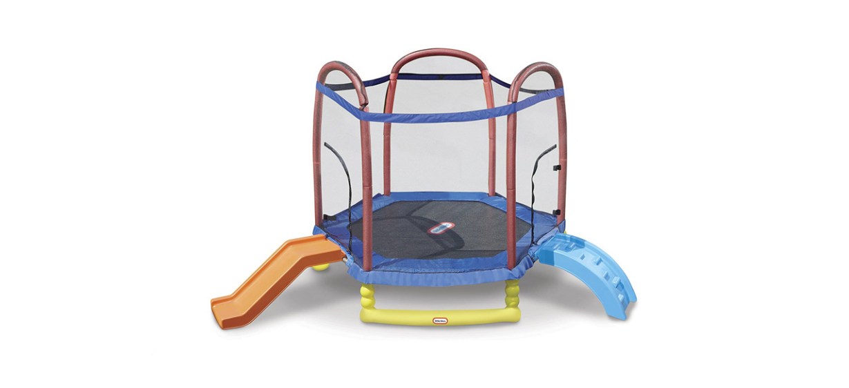 best Little Tikes 7-Foot Climb 'N Slide Trampoline