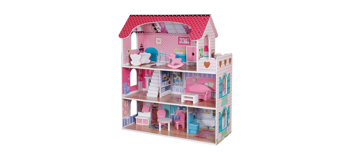 best Pidoko Wooden Dollhouse