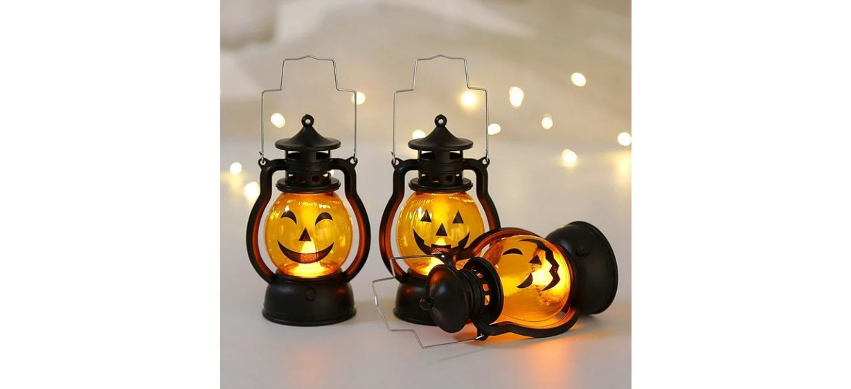 Pumpkin Halloween LED Lantern Lights