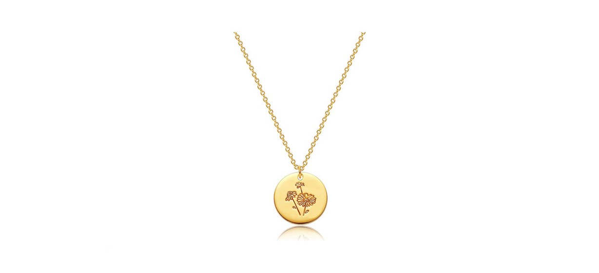 best Birth Month Flower Necklace