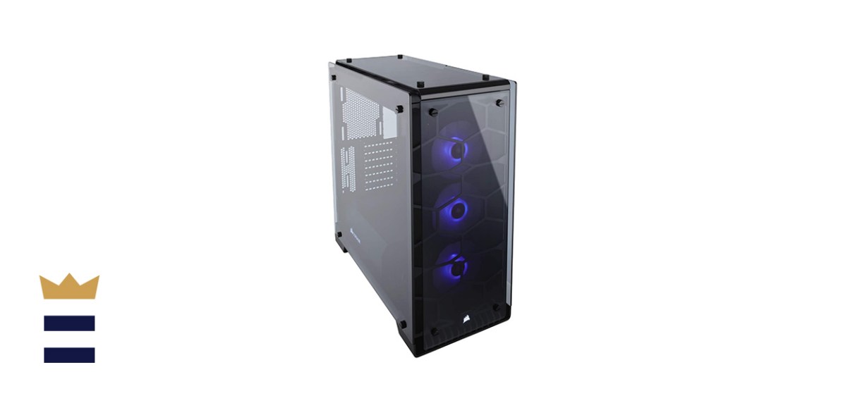 Corsair Crystal 570X RGB Mid-Tower Case with 3 RGB Fans and Tempered Glass