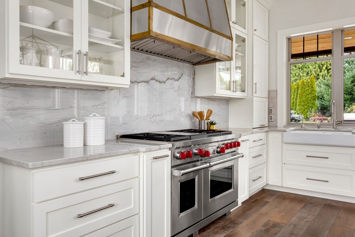 double oven electric range