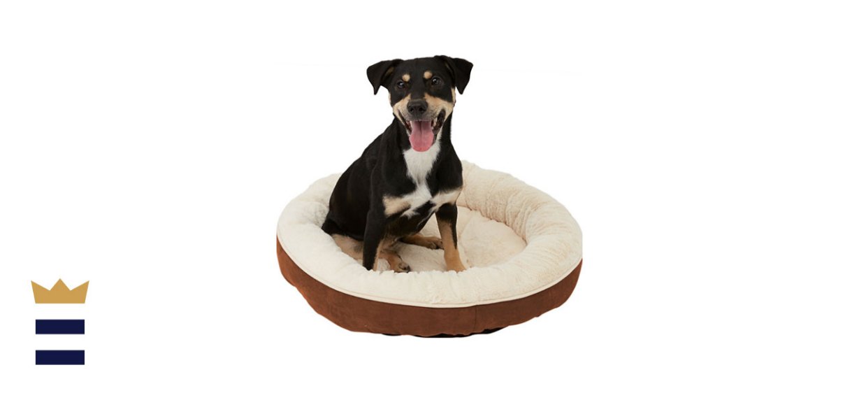 Frisco Ultra-Plush Round Bolster Pet Bed