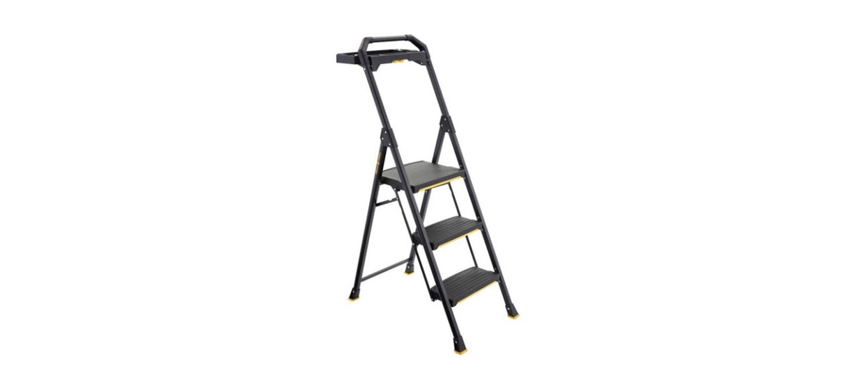 Home Improvement-Best Gorilla Ladders Three-Step Pro-Grade Steel Step Stool