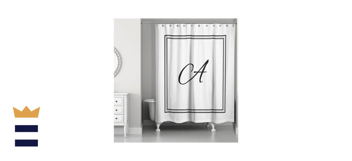 Lark Manor Fordingbridge Striped Single Shower Curtain