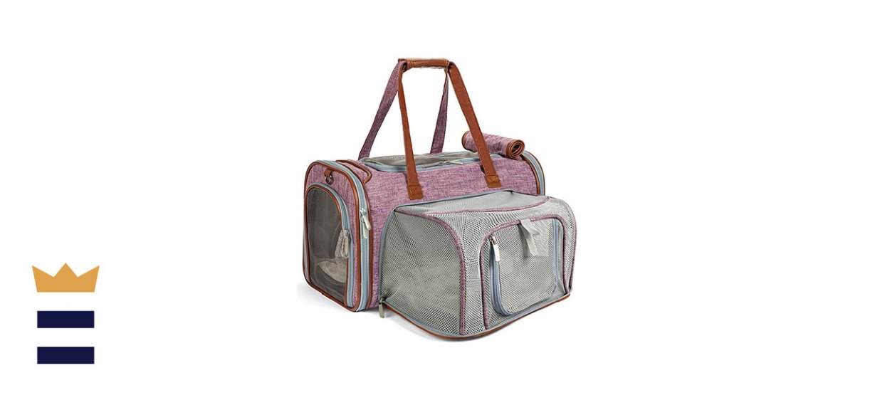 Mr. Peanut’s Expandable Airline Approved Soft Sided Pet Carrier