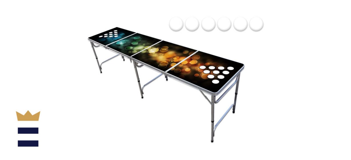 Party Pong Tables LED table with cup holders