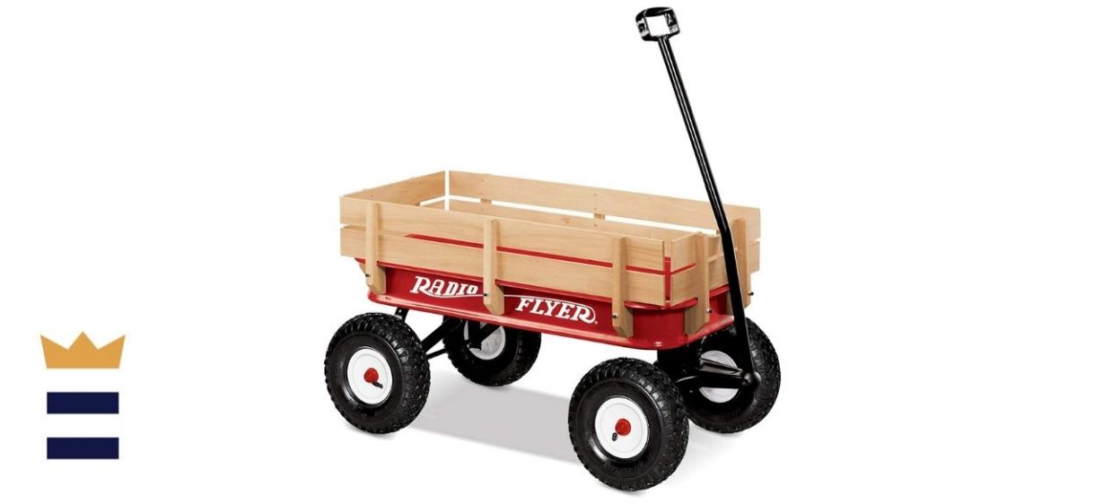 Radio Flyer 36 Inch All Terrain Steel and Wood Wagon