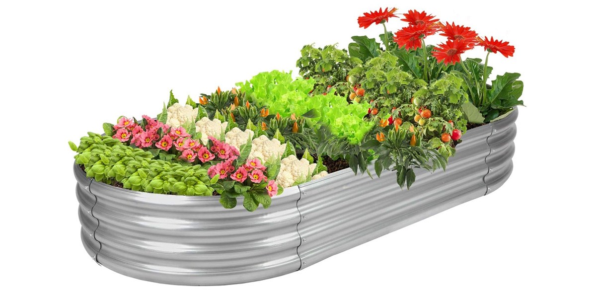 Raised Garden Bed GRS Certified Galvanized Planter Box