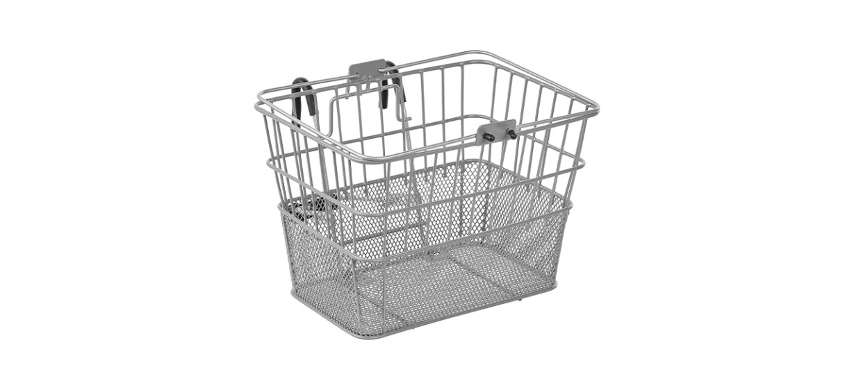 Retrospec Bicycles Detachable Steel Half-Mesh Apollo Bike Basket With Handles